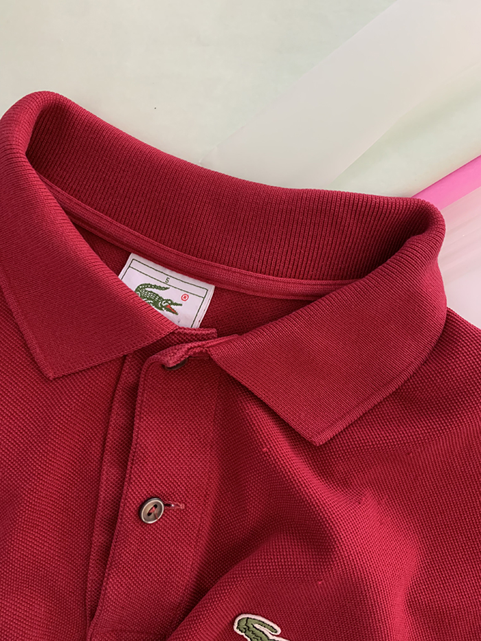 80's "Lacoste USA" Cotton Pique Shirt (rare piece) 복제