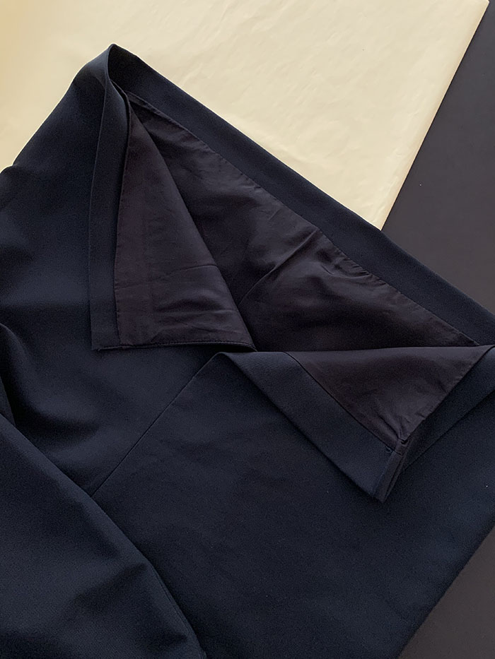 00's "Prada" black cotton Skirt 복제