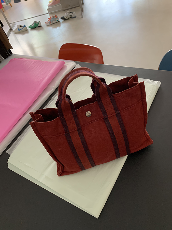 Vintage "Hermes" Fourre Tout Bag (Distressed) 복제 복제
