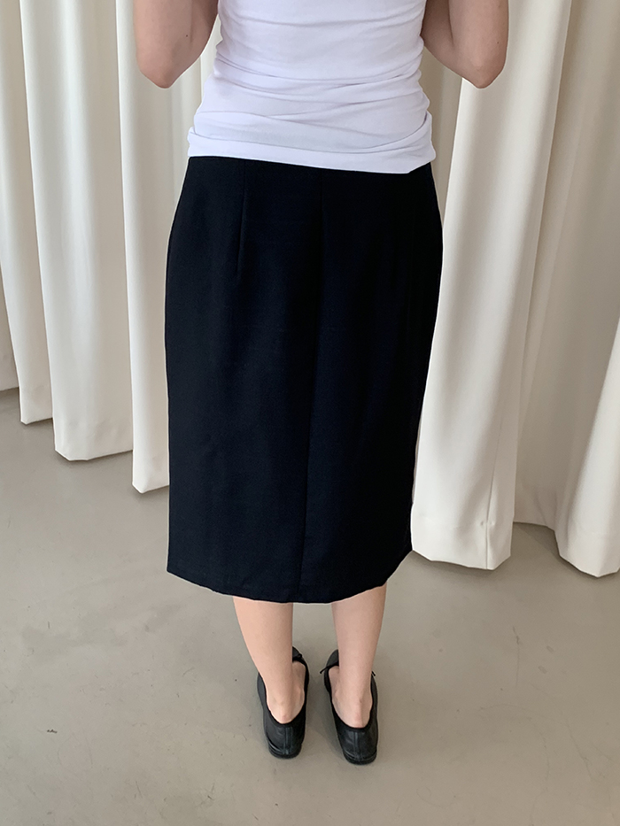 00's "JIL SANDER" wool Skirt 복제