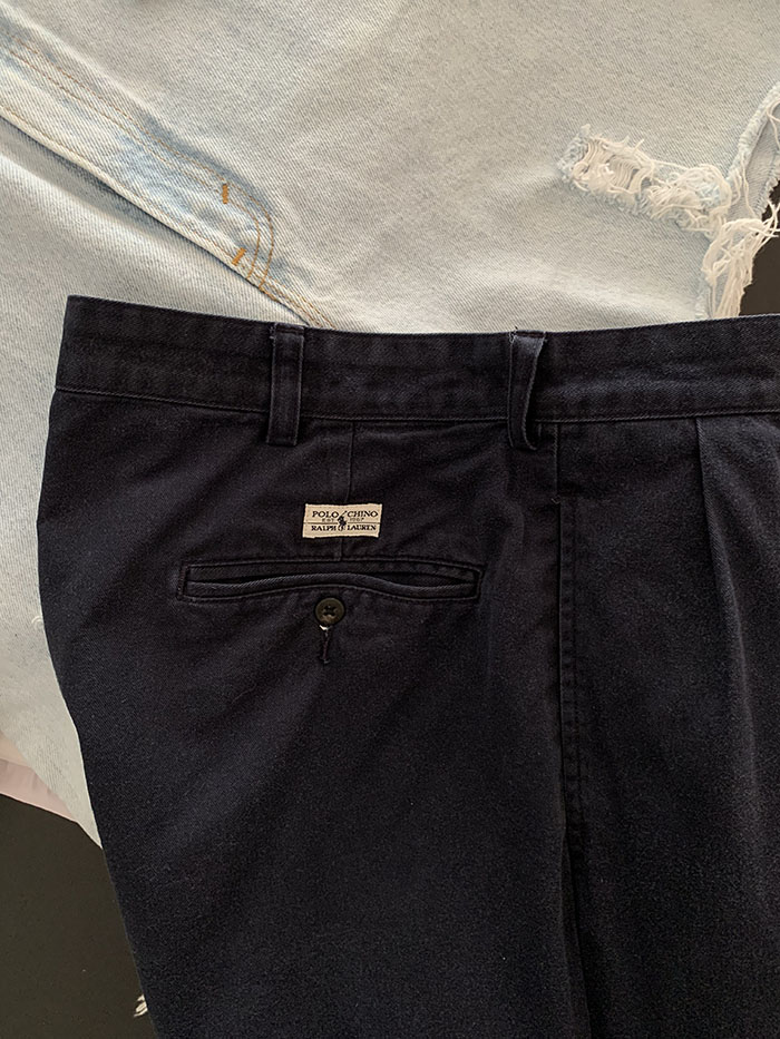 90's "Polo Ralph Lauren" two-tuck Chino Pants 복제