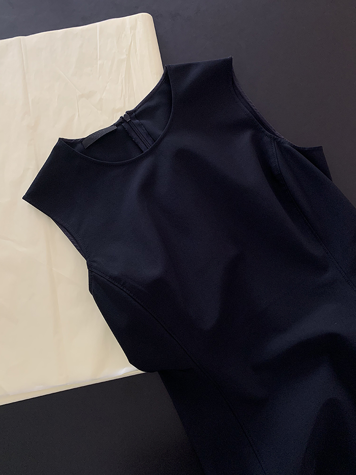 00's "PRADA" black Dress