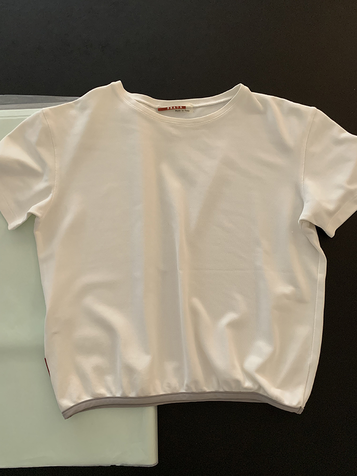 90's "PRADA" Top 판완 복제