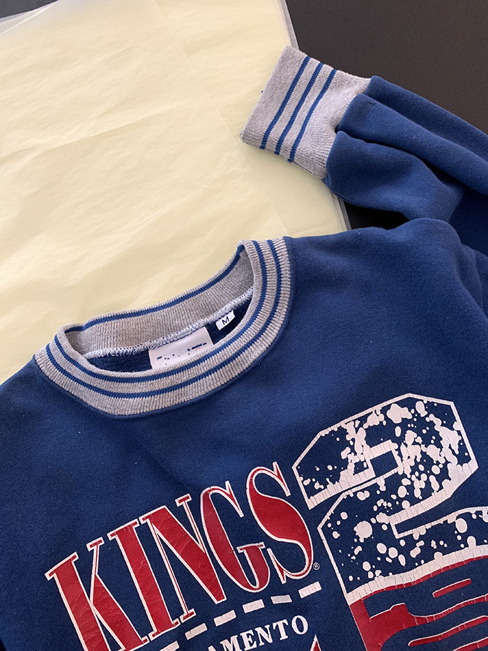 80's "Sacramento Kings" 50/50 USA Sweatshirt 복제