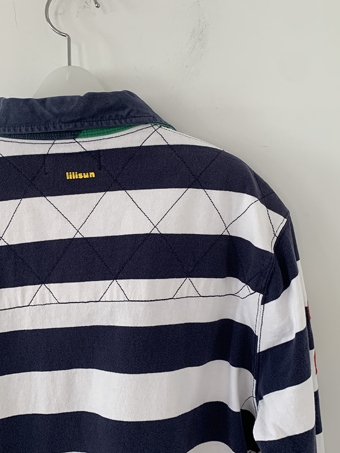 Vintage "Melbourne Flower Gaarden Show" by Polo Ralph Lauren Rugby" Pique Shirt 복제 복제
