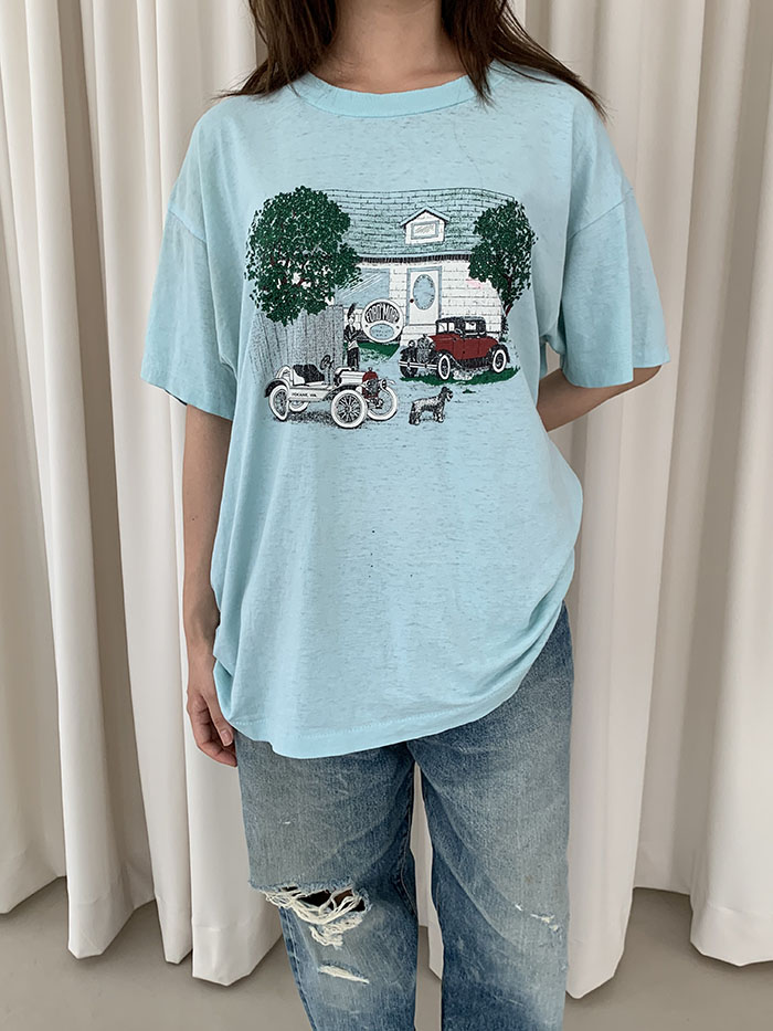90's "812 Vintage" USA 50/50 T-shirt 복제 복제