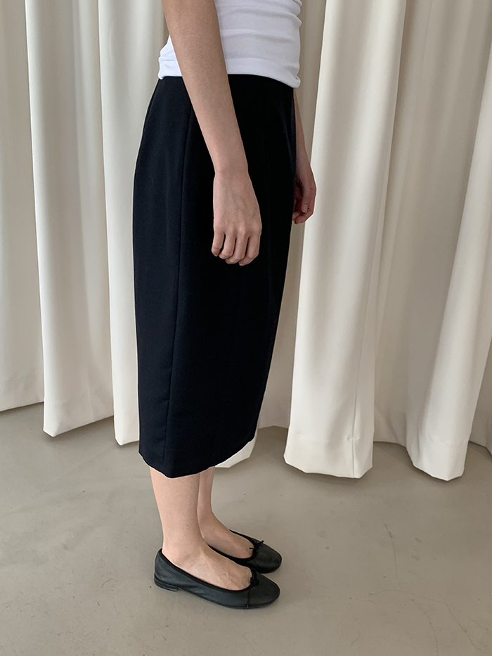 00's "JIL SANDER" wool Skirt 복제