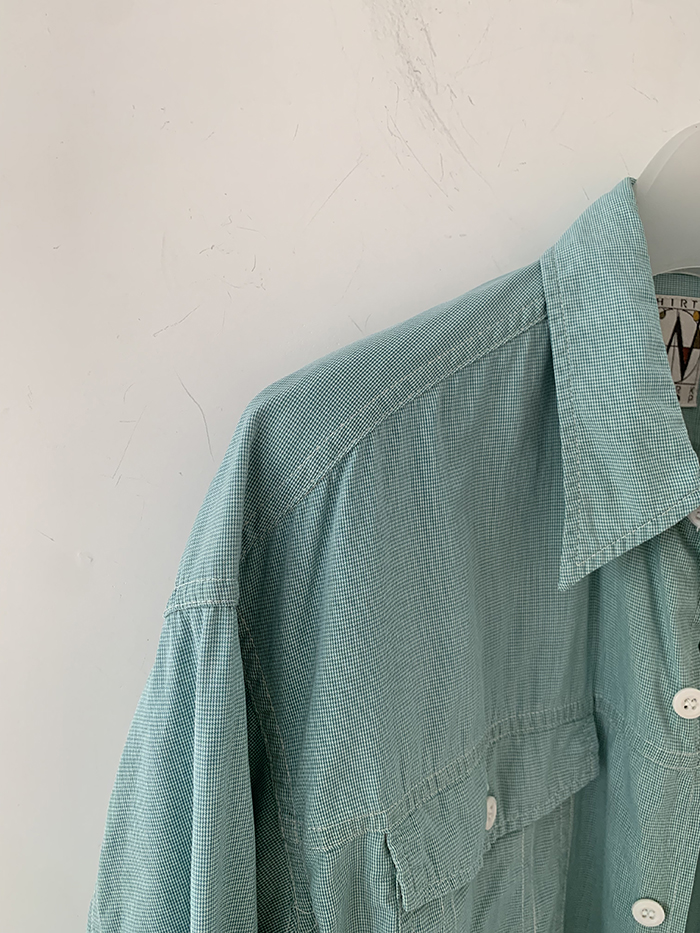 80's "WORK SHOP by Yohji Yamamoto" cotton pocket Shirt