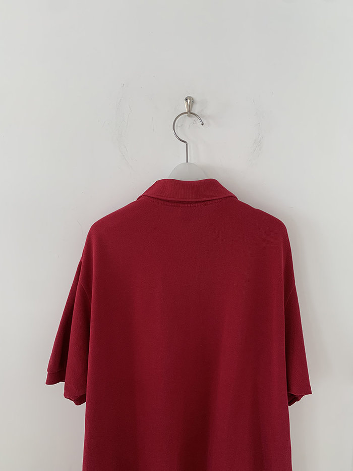 80's "Lacoste USA" Cotton Pique Shirt (rare piece) 복제