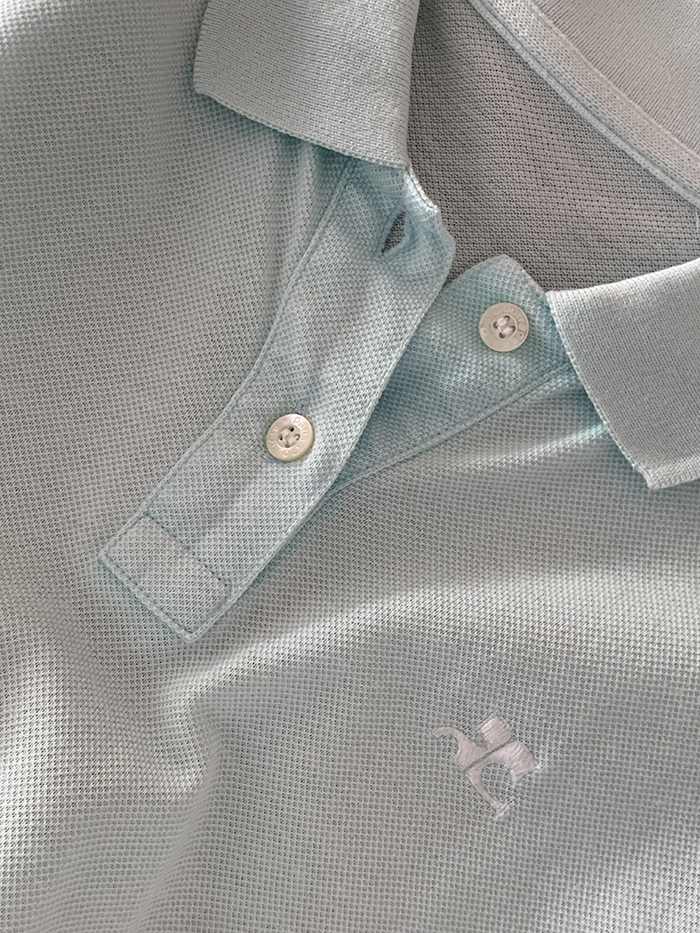 90's "Courreges" Cotton Pique Knit 복제