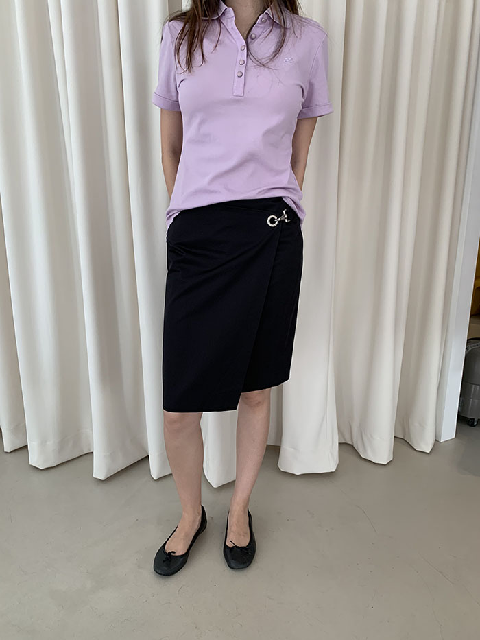 's "Courreges" cotton Pique Knit