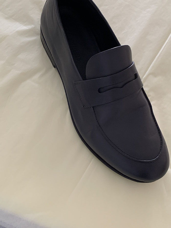 "Giorgio Armani" Calf Leather Loafer Shoes