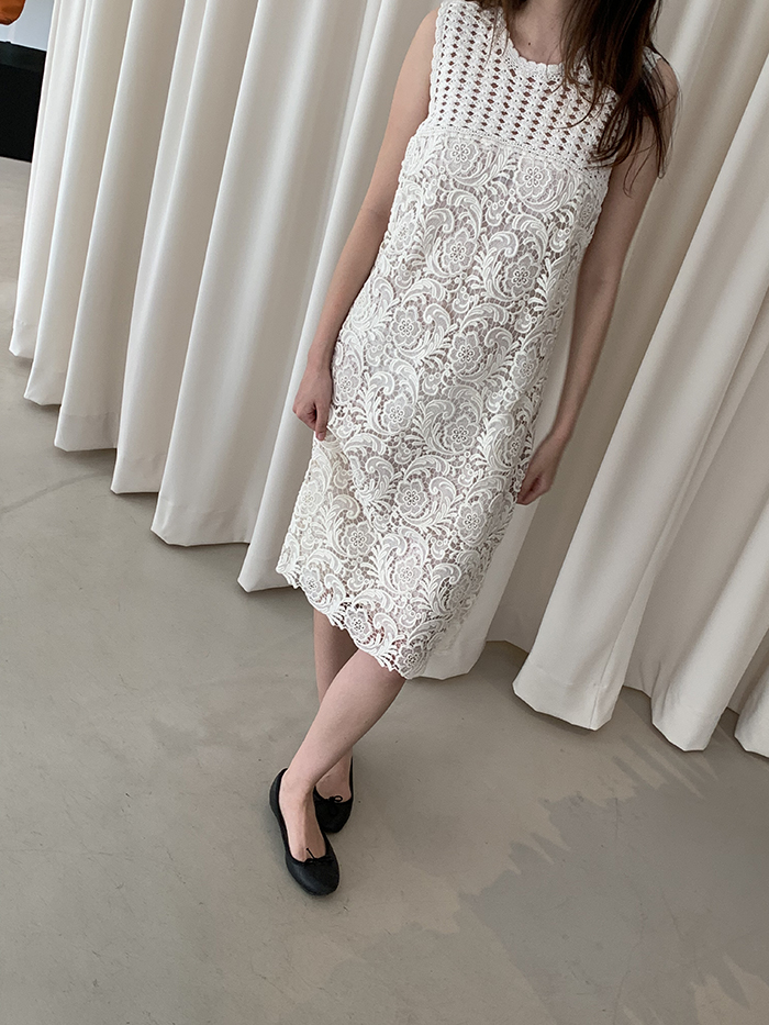 2015's "Prada" Flower Embroidered Dress