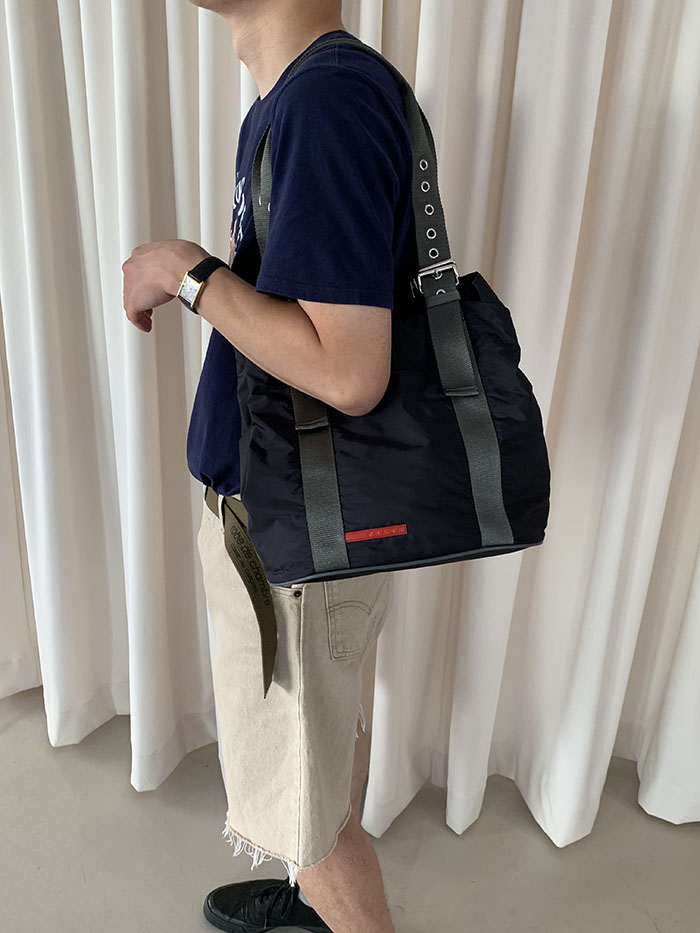 90's "PRADA Sport" Tote Bag (Rare Design)