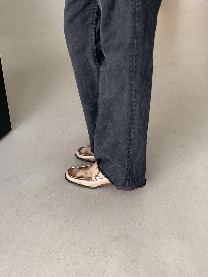 (Deadstock) 00's "PRADA" Flat Shoes 상세 찍어서 올리기 복제