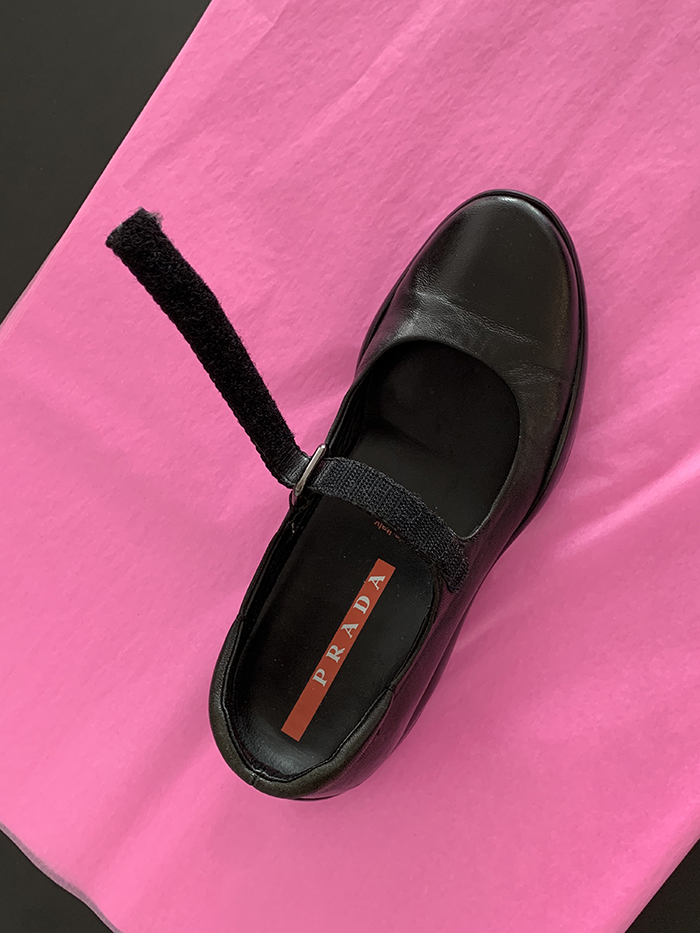 (Deadstock) 00's "PRADA" sandal shoes 복제