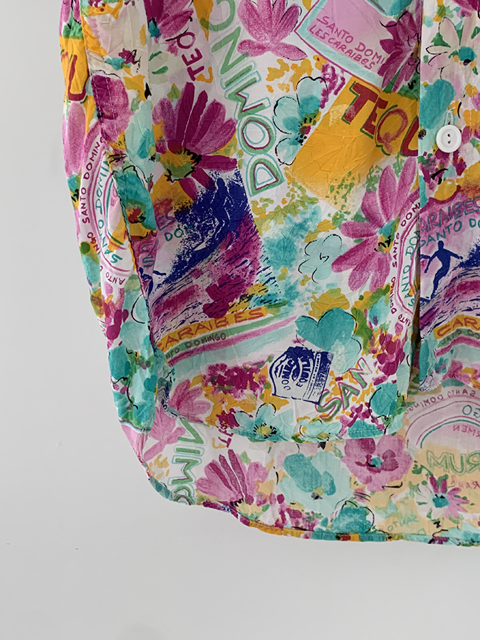 80's "Jams World" Hawaiian Shirts 복제