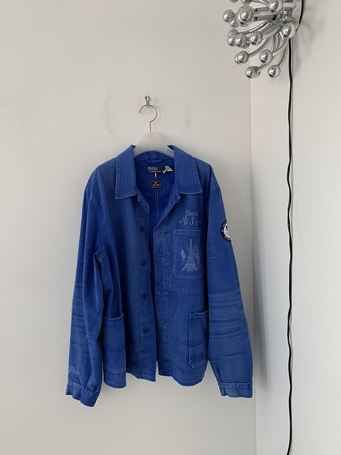 00's "Polo Ralph Lauren" cotton x linen Military Coat 복제