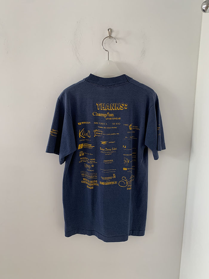 70's "TRI DELTA" USA T-shirt 복제