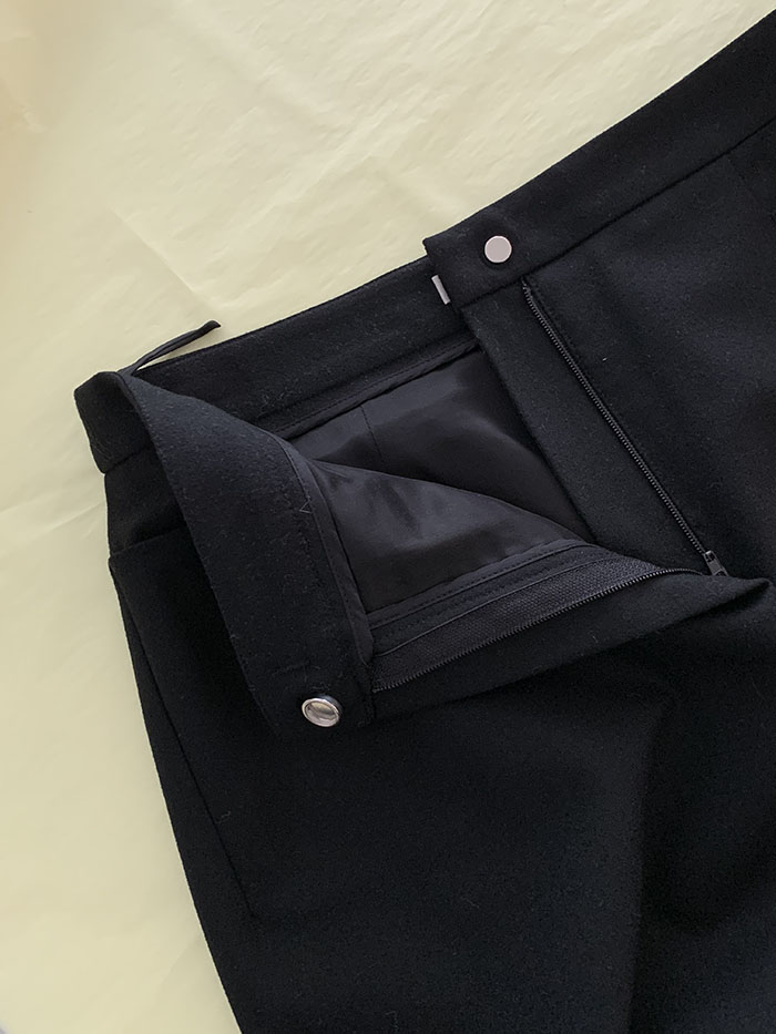 00's "JIL SANDER" wool check Skirt 복제