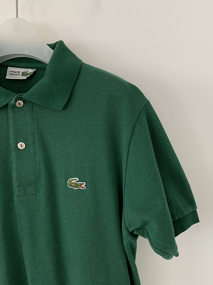 80's "Lacoste" USA Cotton Pique Shirt 복제 복제