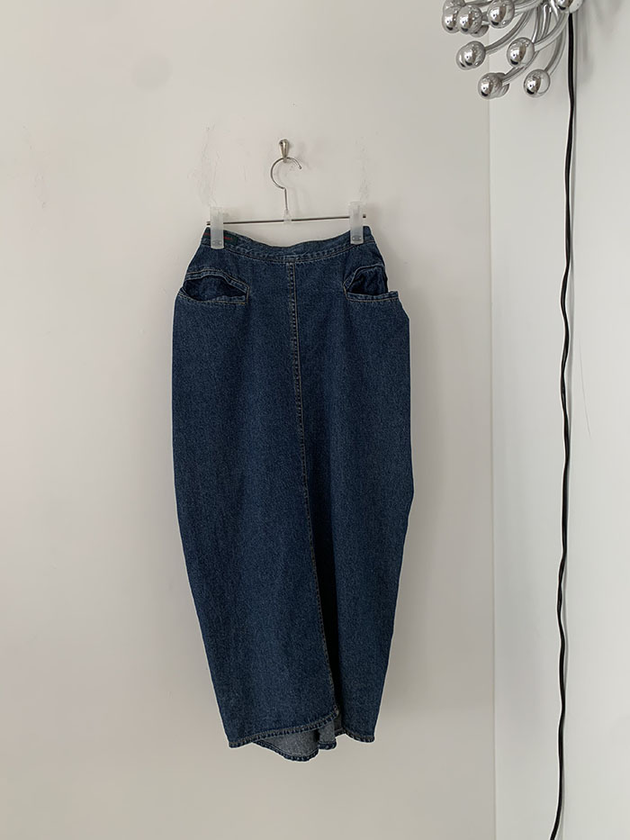 2016s "miumiu" Denim Stripe Skirt 복제