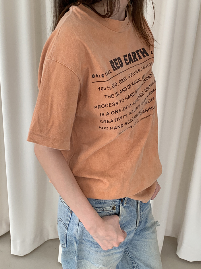 90's "RED EARTH Hawaii" USA T-shirt