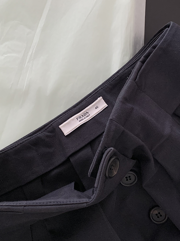 00's "Prada" cotton Skirt 복제 복제