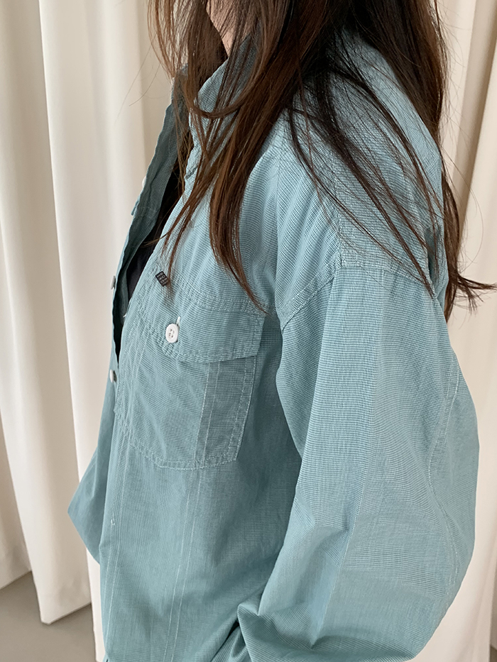 80's "WORK SHOP by Yohji Yamamoto" cotton pocket Shirt