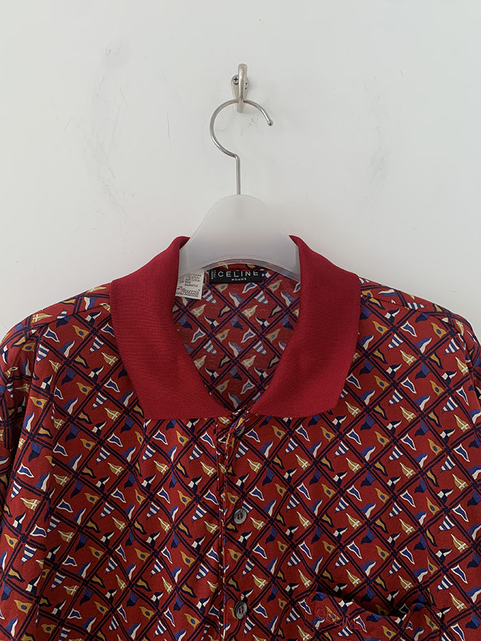 (Deadstock) 00's Celine silk Shirt 복제