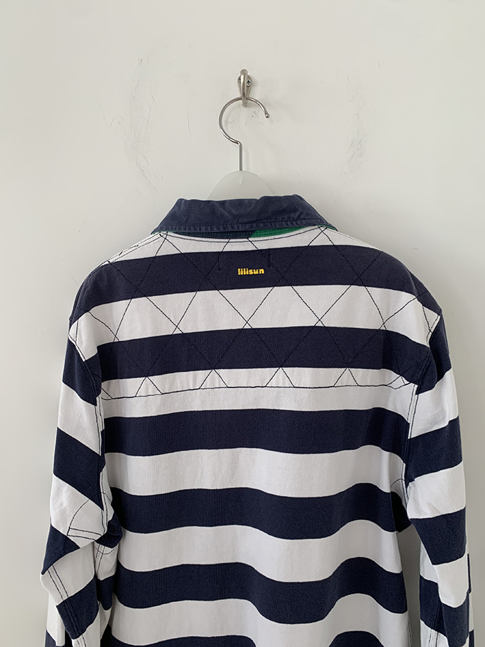Vintage "Melbourne Flower Gaarden Show" by Polo Ralph Lauren Rugby" Pique Shirt 복제 복제