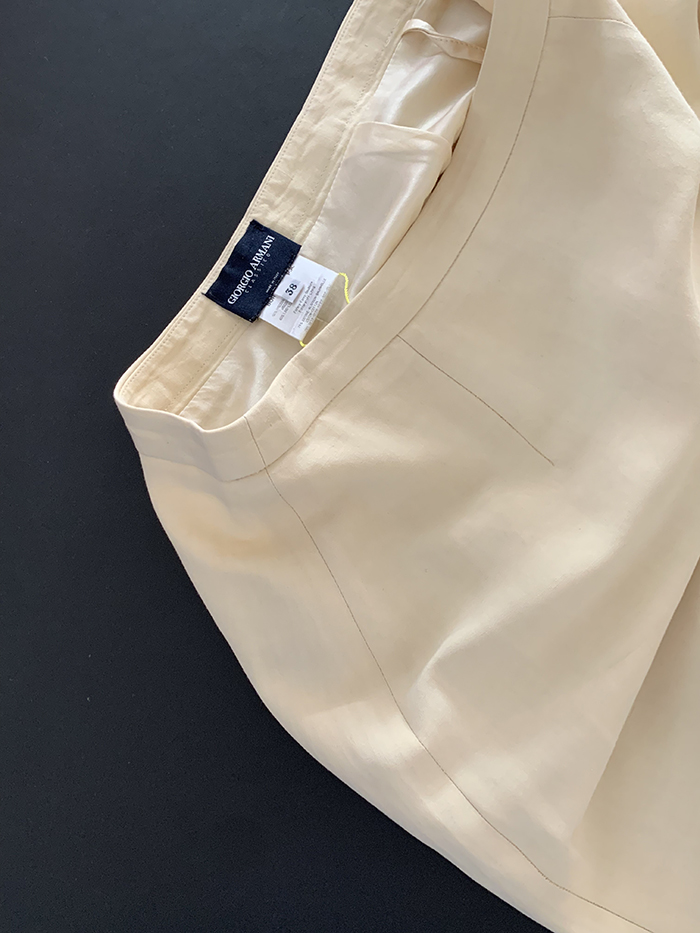 00's "Giorgio Armani" Black Skirt 복제