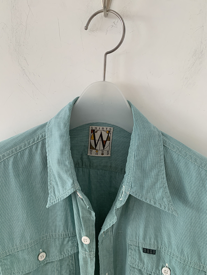 80's "WORK SHOP by Yohji Yamamoto" cotton pocket Shirt