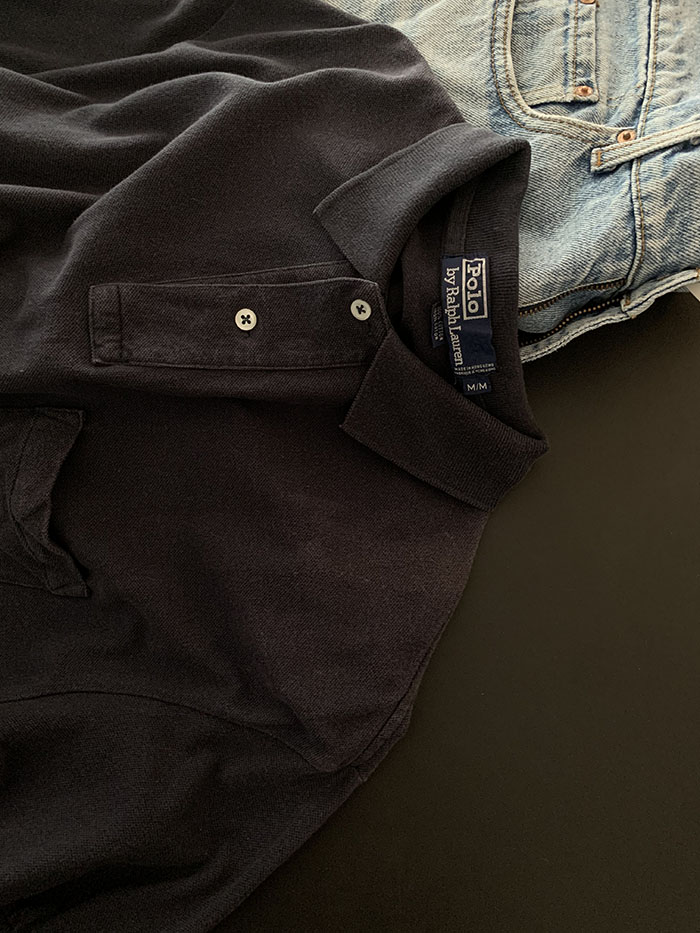 90's "Polo Ralph Lauren" Pique Shirt 복제 복제