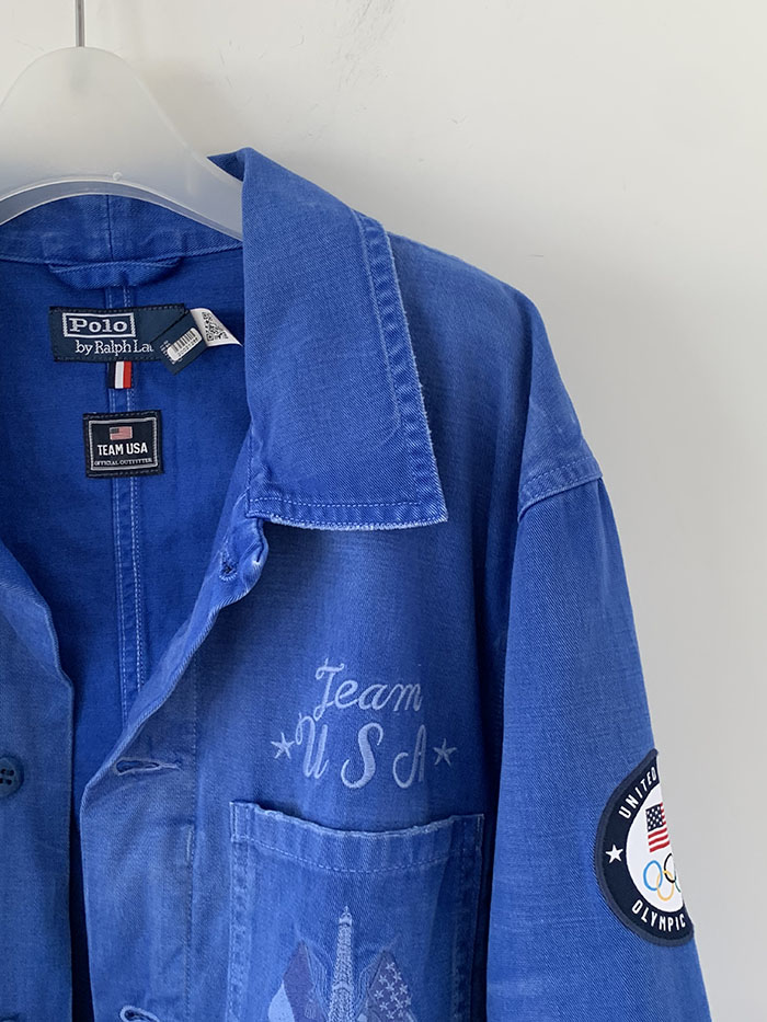 00's "Polo Ralph Lauren" cotton x linen Military Coat 복제