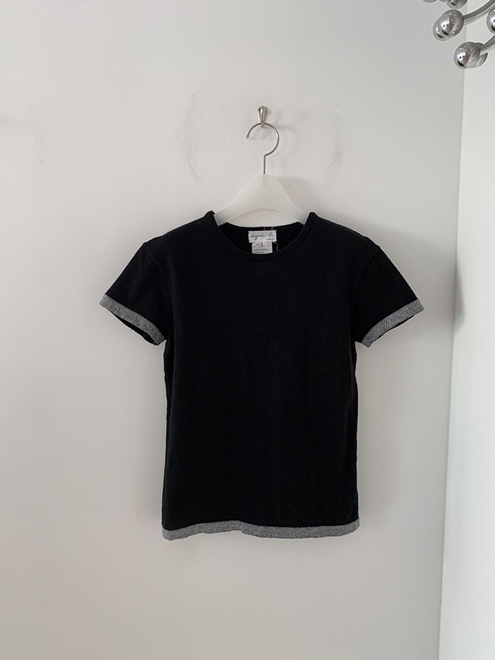 90-00's "Agnes B" Cotton sleeveless Vest 복제