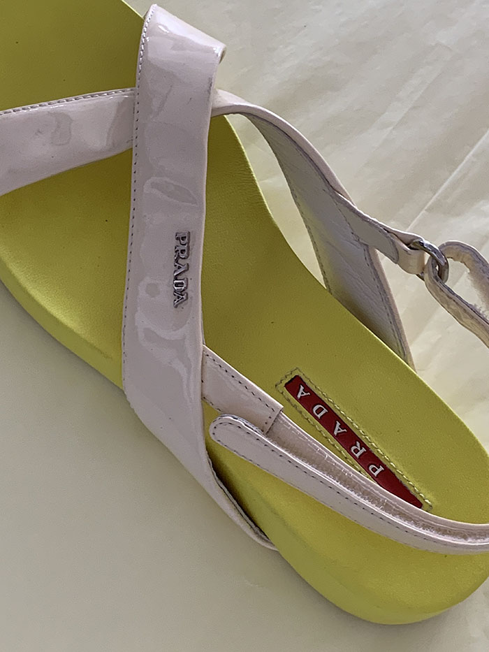 00s "Prada" Rubber Slides