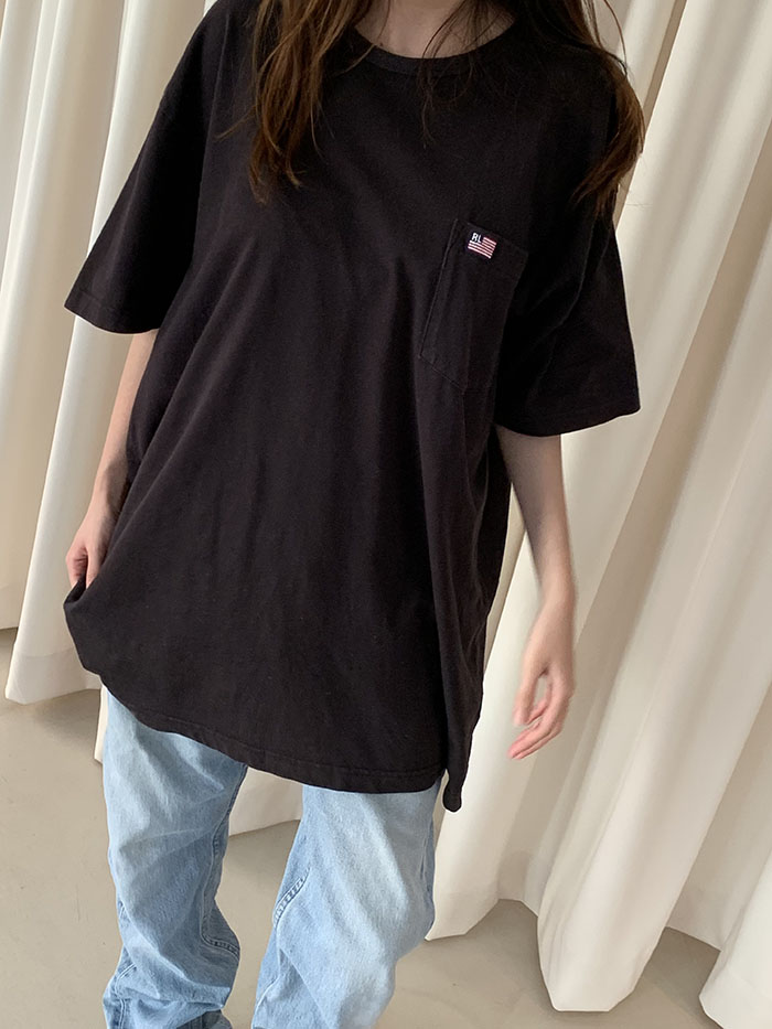 90's "Polo Ralph Lauren" cotton Pocket T-shirt 복제