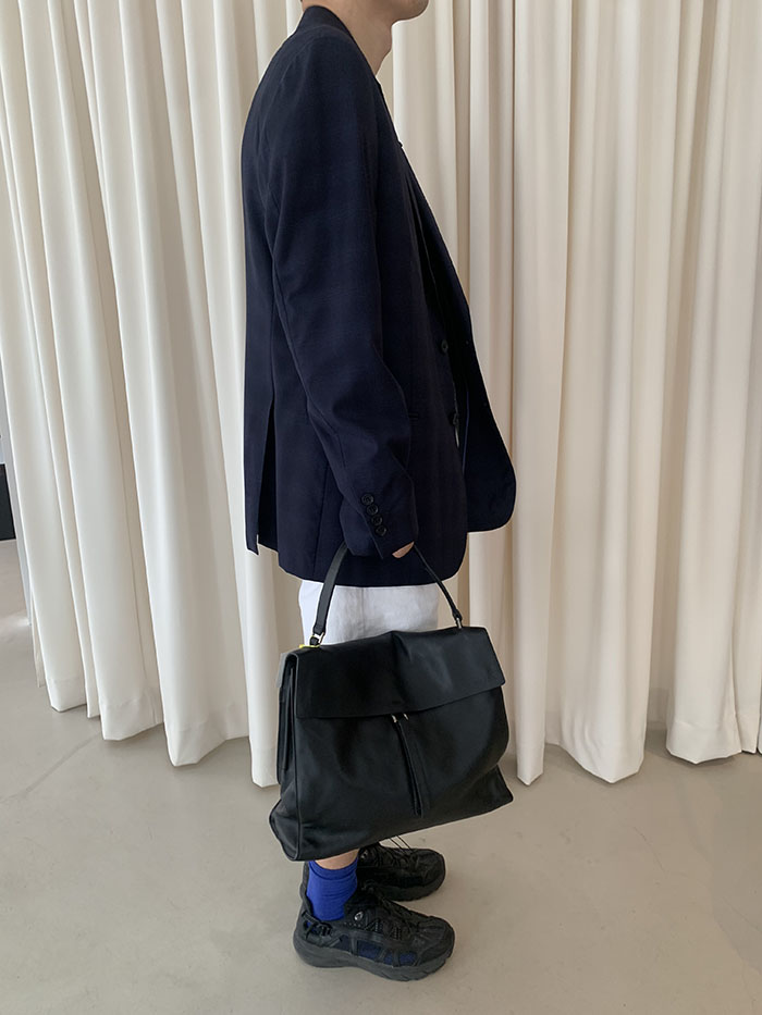 00's "Armani Collezioni" wool check Jacket