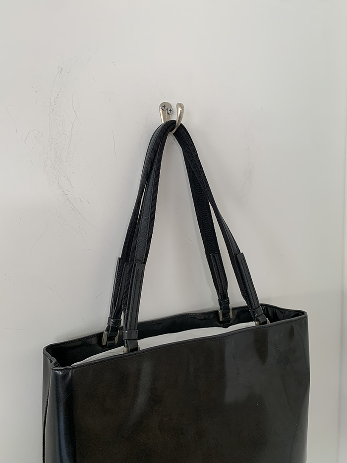 90's - 00's "PRADA" Leather Tote Bag (rare design) 복제