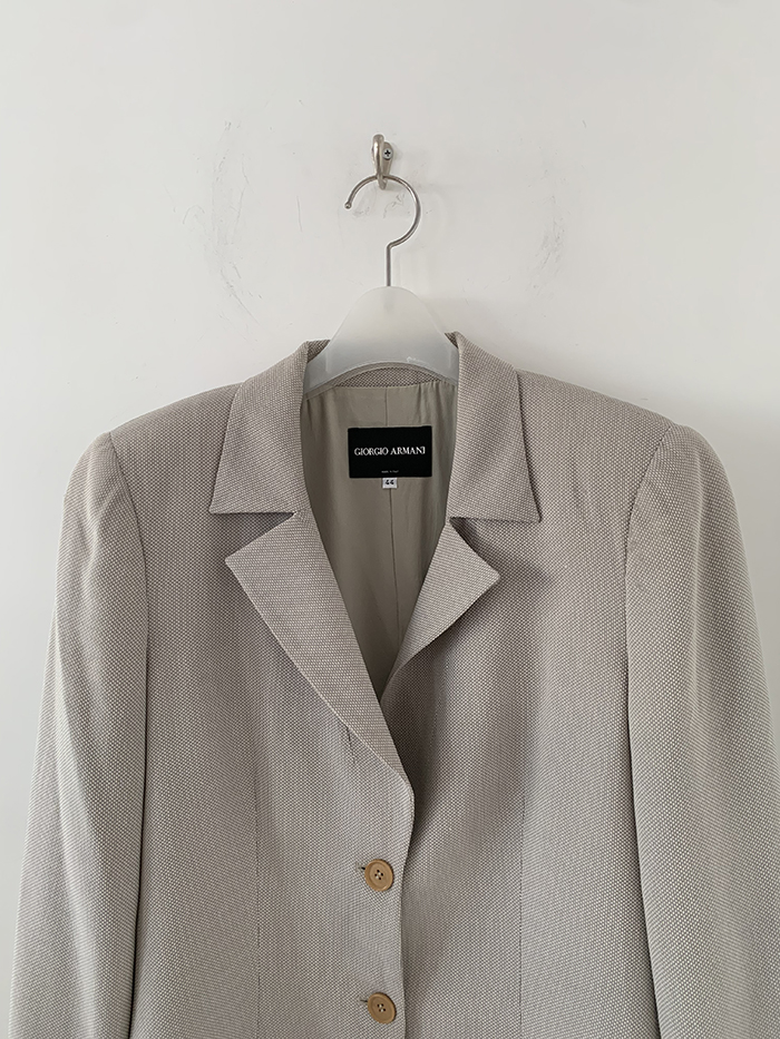 90's "Giorgio Armani" Three buttons wool Jacket 복제