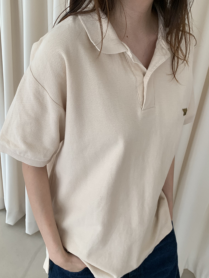 90's "Emporio Armani" cotton Pique Shirt