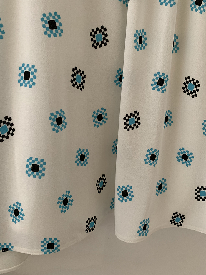 00's "Prada" pleated Skirt