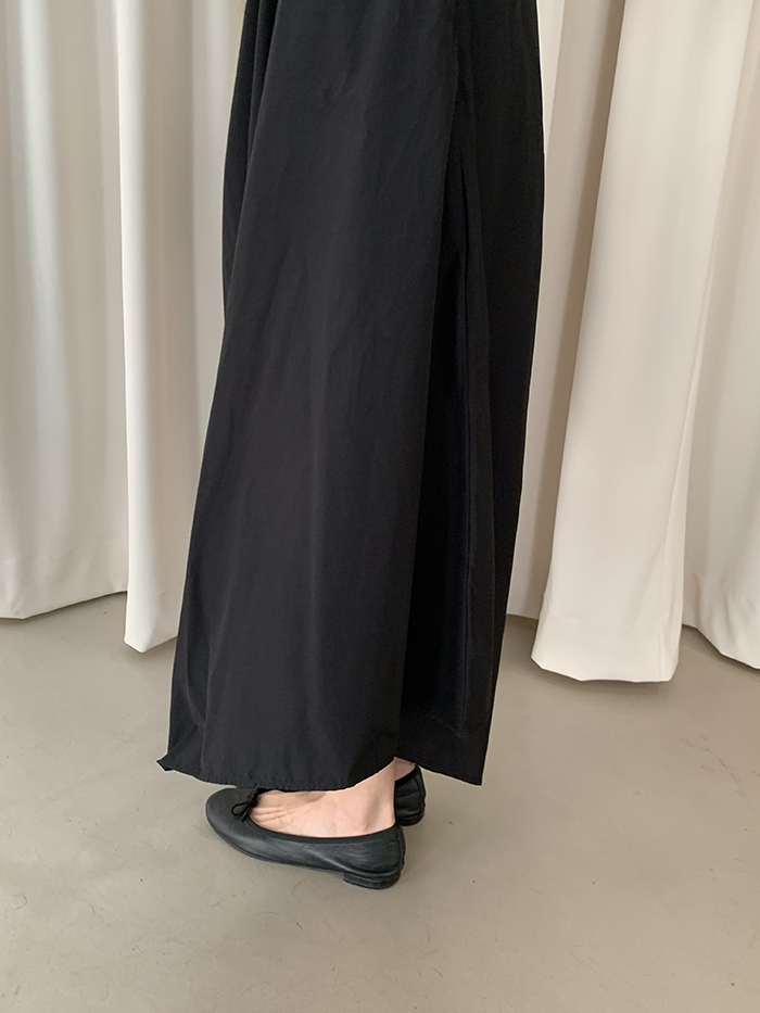 (new product) "Deveaux New York" cotton shirring Dress