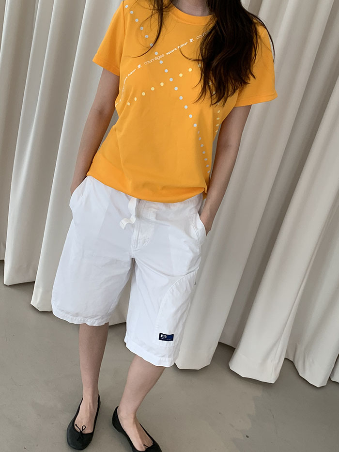 90's Courreges cotton T-shirt 복제 복제