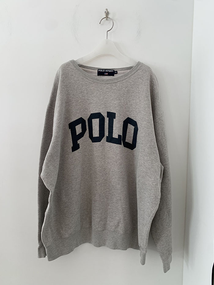 80's "Polo Ralph Lauren Italy "Italy Sweatshirt (Rare Design) 복제