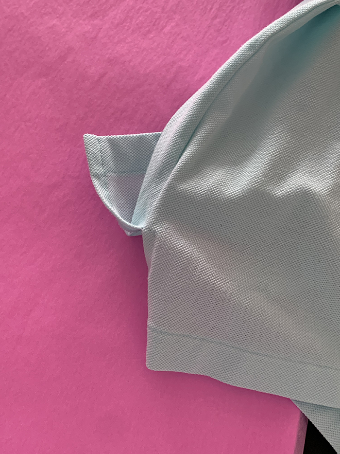 90's "Courreges" Cotton Pique Knit 복제