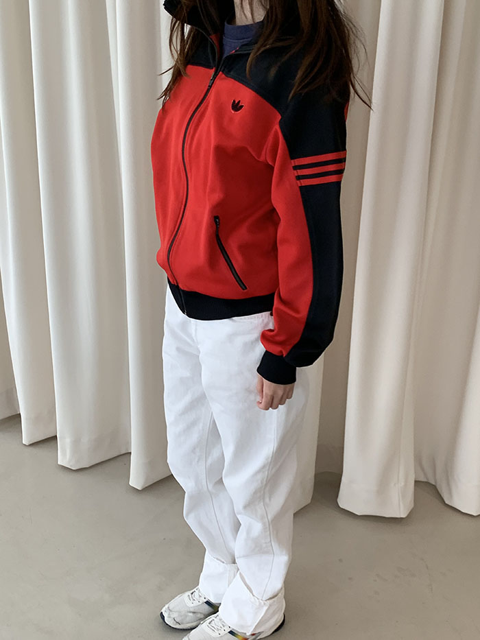 80's France Adidas Hoodie Track Top by W.Germany (rare piece) 복제