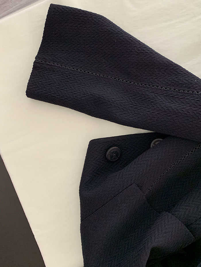 00's "Giorgio Armani" Three buttons Linen Jacket 복제
