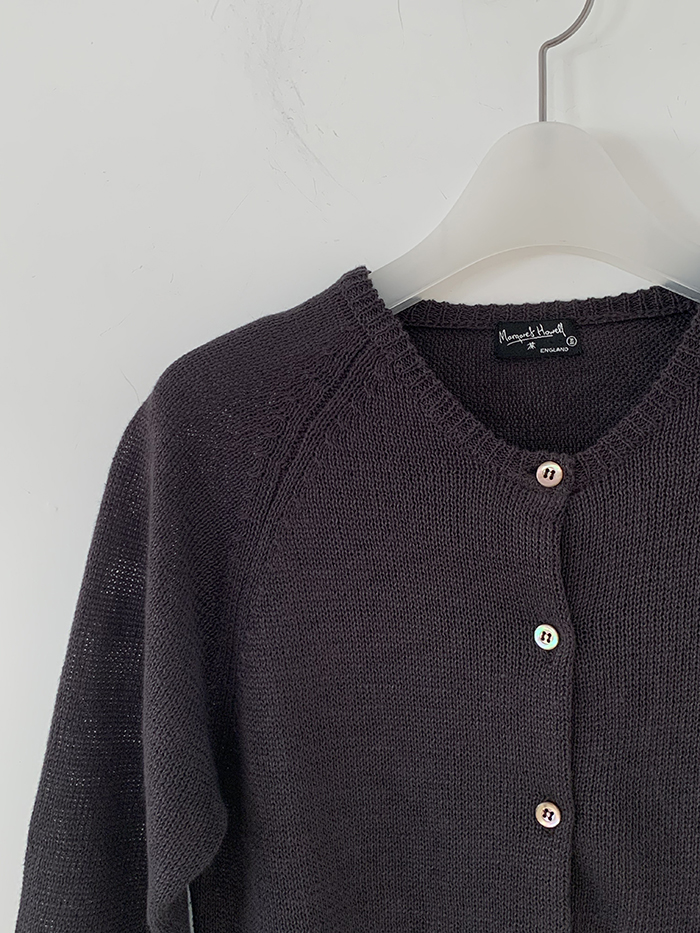 90's "Margaret Howell" wool pique Knit 판완 복제